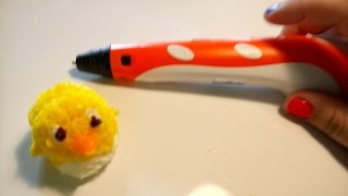 Супер штучка 3D ручка Урок от sofikasuper: как сделать цыпленка ...