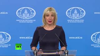 Брифинг Марии Захаровой по текущим вопросам внешней политики (29.03.18)
