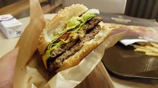 เบอร์เกอร์พิเศษร้านแมคดับเบิลแองกัส ร้าน Mcdonald