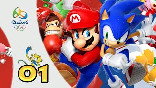 MARIO & SONIC AUX JO DE RIO 2016 Wii U - Football et Rugby !