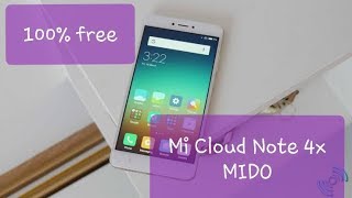 REMOVE MI CLOUD REDMI NOTE 4X MIDO DAN FIX ALL SENSOR