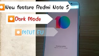 Fitur terbaru miui 11 Redmi note 5 || Dark Mode/Night Mode MIUI 11 UPDATE GLOBAL STABIL