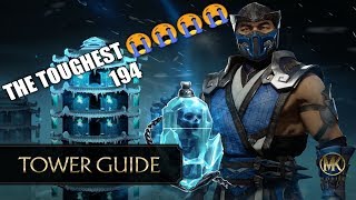 Lin Kuei tower 194 | Checkout the toughest BATTLE of Lin Kuei tower which took more than 30 tries
