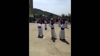 Ortaklı ortaokulu ana sınıfı semazen gösterisi