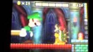 Super Luigi vs ''Mini'' Bowser