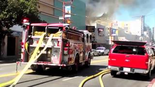 22nd and Mission Fire, San Francisco, 9/4/14