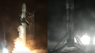 SpaceX Starlink 145 launch and Falcon 9 first stage landing, 11 March 2024