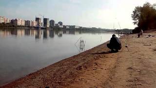Омск, ловля чебака на Иртыше