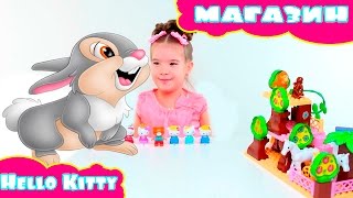 Hello Kitty на русском языке - Зоопарк, машинки, конюшня и зверята - Мультик для девочек