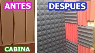 como hacer una cabina antiruido (INSONORIZADA) - cuarto GAMING para grabar