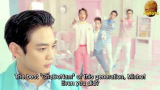 [ENG] Etude - SHINee & Sandara's Puppet Show ,"Don't trust her with eyelash"