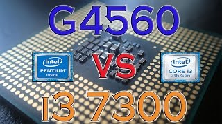 G4560 vs i3 7300 - BENCHMARKS / GAMING TESTS REVIEW AND COMPARISON / Kaby Lake vs Kaby Lake
