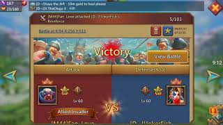 lords mobile, K94, 10 + hour wow, D~J &BRR VS. M44 &CTK &Csw