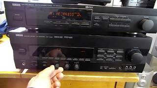 YAMAHA 5 1 DSP A592  ERŐSÍTŐ ÉS TX590RDS RÁDIÓTUNER KARCMENTES ÚJSZERŰ HIBÁTLAN ÁLLAPOTBAN ELADÓ ERE