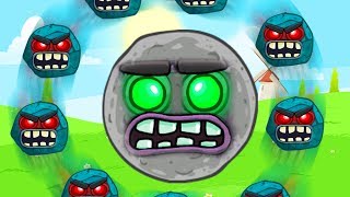 НОВЫЙ КРАСНЫЙ ШАРИК 4 - ПОДЗЕМНЫЕ ХОДЫ мультик игра   RED BALL 4 - Volume 5 INTO THE CAVE Для детей
