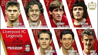 PES 2018 MYCLUB BALL OPENING LIVERPOOL FC LEGENDS
