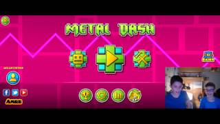 Geometry Dash 2.1 - Metal Pack playing w/ Vlad