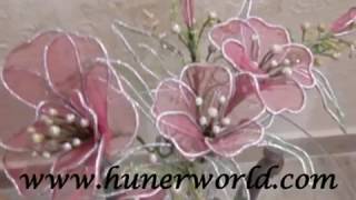 flower making, net, clay,Dough flower, dry arrangement tips