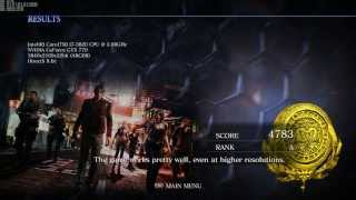 Resident Evil 6 2160p (4K) Max Settings 2x Gainward GTX 770 SLI