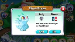 How to breed the Blizzard Dragon in Dragon City.