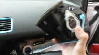 как снять воздушный дефлектор на honda civic 4d