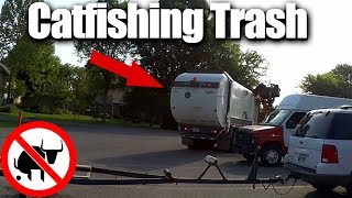 Bass Fishing PowerBait Craws with CATFISHING TRASH all over!