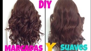 Ondas marcadas y suaves con plancha - Marked and soft waves