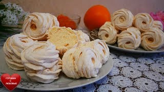 ЗЕФИР.Рецепт из ТЫКВЫ с ароматом АПЕЛЬСИНА.Зефир в домашних условиях.Тыква запеченная в духовке