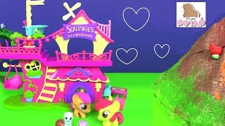 My Little Pony Май Литл Пони Мультик! Приключения Меткоискателей! Squinqieville Clubhouse! Игрушки