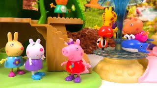 Peppa Pig au Parc d'Attractions avec ses amis