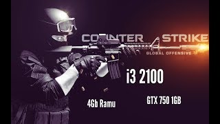 CSGO i3 2100, 4GB, GTX 750 1GB FULL HD (the dust 2)