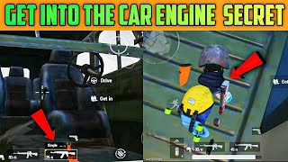 How to get in pubg car engine | pubg mobile new glitch