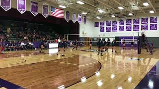 Breck School vs Brooklyn Center Volleyball, 2018-08-28, Set 2