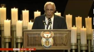 Nelson Mandela State Funeral Tribute from close friend Ahmed Kathrada