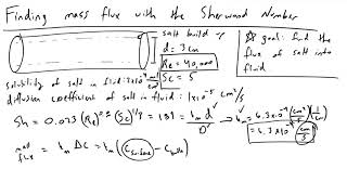 Sherwood Number and Mass Flux