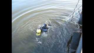 Водолазные работы 1 остров маяк Толбухин Финский залив Diving operations