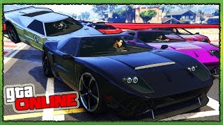 ГТА 5 ОНЛАЙН. БЕШЕННАЯ ГОНКА НА БУЛЛИТАХ (GTA 5 online гонки, приколы, смешные моменты)