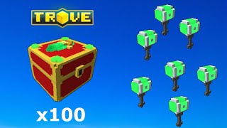 x100 Locked Adventurine Strongbox - Trove