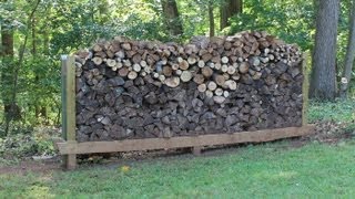 How to build, make a  Log Rack by Jon Peters