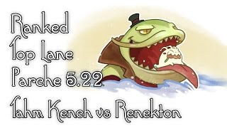 Ranked Diamante Tahm Kench vs Renekton - Promocion a Diamante 2 - Pretemporada 5.22