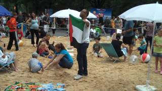 Protest at Tel Aviv Beach Event in Central Park