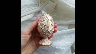 Пасхальное Яйцо на подставке идея декора/ сувенир к пасхе своими руками