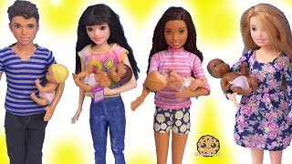Barbie Baby Sitters ! Skipper's Babysitting Babies Doll Sets