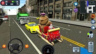 Car Driving School Simulator #16 SANTA'S SLEIGH! - Android IOS gameplay