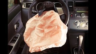 Как взорвать подушку безопасности автомобиля / airbag explosion Russia дтп  Очумелые ручки