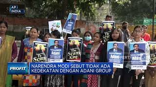 Unjuk Rasa Oposisi India Tuntut Penyelidikan Kasus Adani