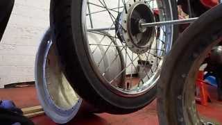 Motorcycle wheel balancing DIY
