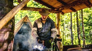 The Building Site for the Log Cabin Bathhouse | Wilderness Sauna