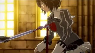 Anime girl stabbed 1