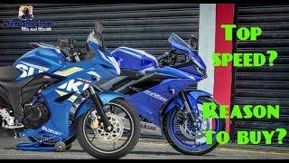 Top Speed Test of YAMAHA R15 V3.0 (2018) vs SUZUKI Gixxer SF 150 | Reasons to buy Yamaha  R15 V3